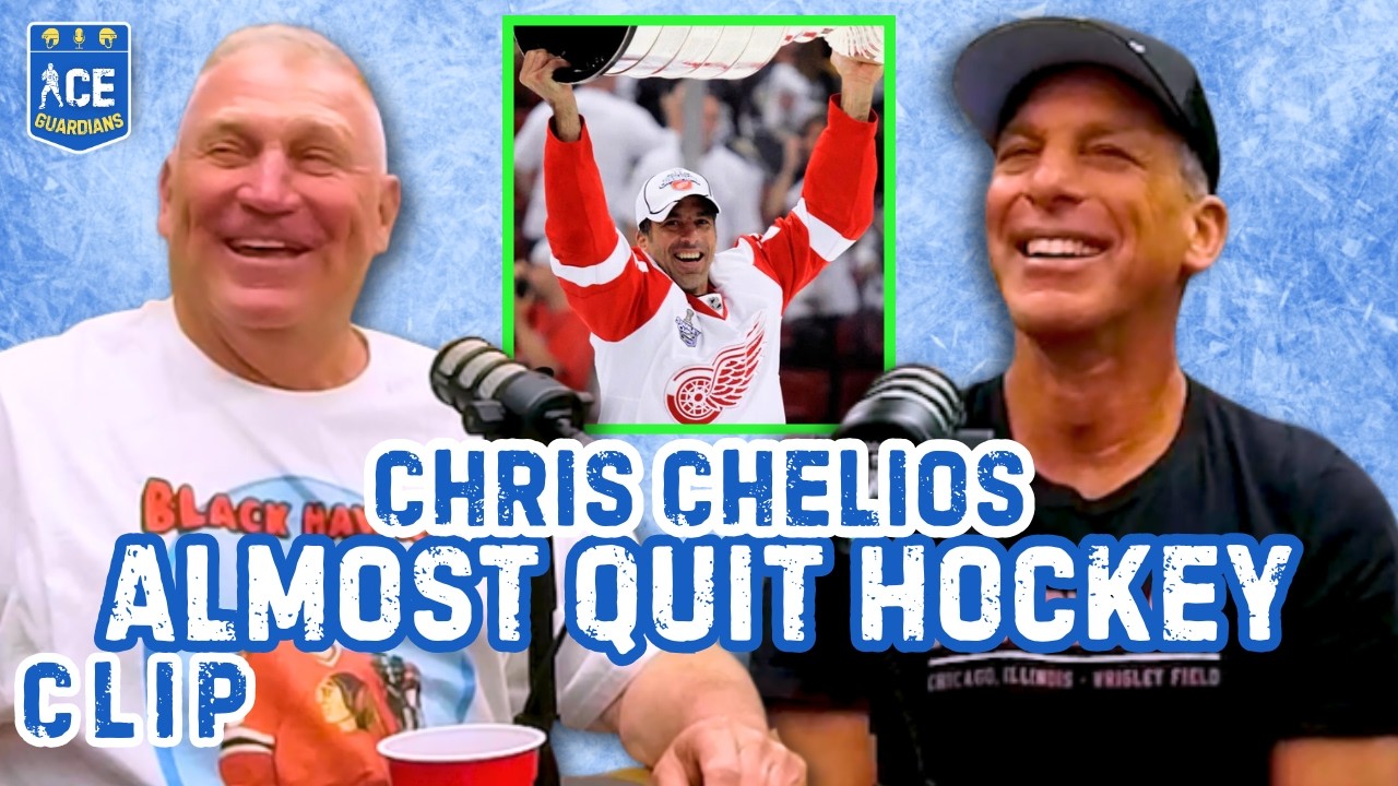 Chris Chelios Almost Stopped Playing Hockey Before Junior - YouTube
