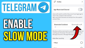 How To Enable Slow Mode On Telegram App