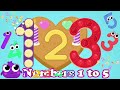 Count Numbers 1 to 5 - Learn to Fun Tracing Numbers