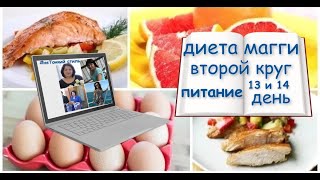 #Диета Магги яичная Второй круг #неТонкий стиль. Дни 13 и 14. Питание.