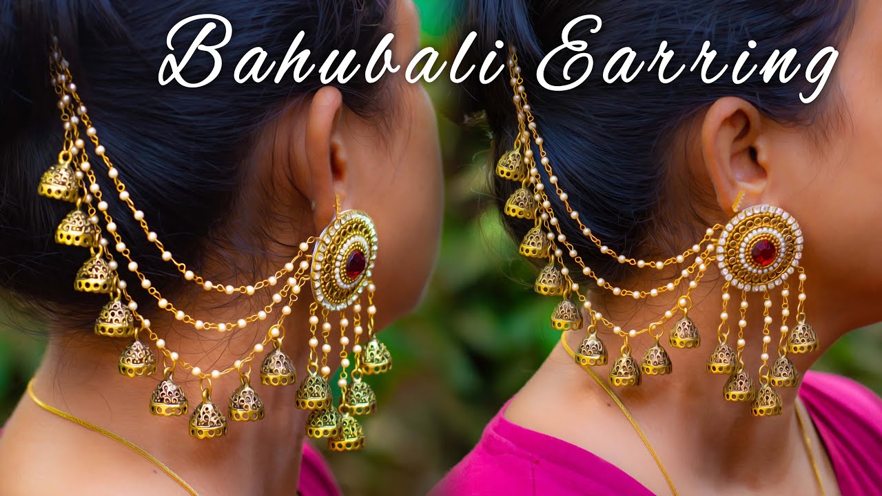Gold Sahara Earrings Bahubali Earrings Indian Earrings Gold - Etsy Canada |  Bridal jewellery earrings, Wedding accessories jewelry, Bridal jewelry sets  brides