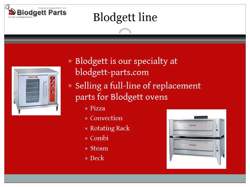 Blodgett Convection Oven Parts TOP 10 Searching Results