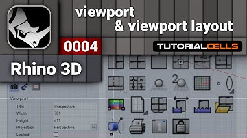 0004. viewports and viewport layout in rhino