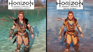 Horizon Forbidden West PC vs Horizon Zero Dawn PC - Physics and Details Comparison