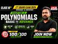 Class 10 Maths Chapter 2 Polynomials One Shot 🔥 | 2nd Board Exam 2025 | Most Important MCQ + PYQ