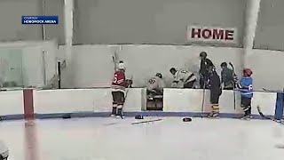 Off-duty firefighters save man after cardiac emergency at hockey rink