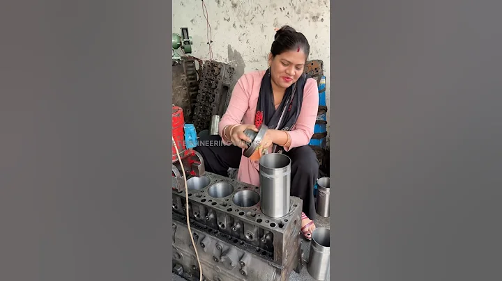 How to sleeve fitting #shortsfeed #tata #dieselengine #automobile #jcb #clarence #machine #repair