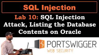 SQL Injection 10 | SQL injection attack, listing the database contents on Oracle
