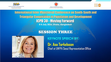 PPD-UNFPA 21iimc2024 | Session 03 | Keynote Speech by Dr. Asa Torkelsson