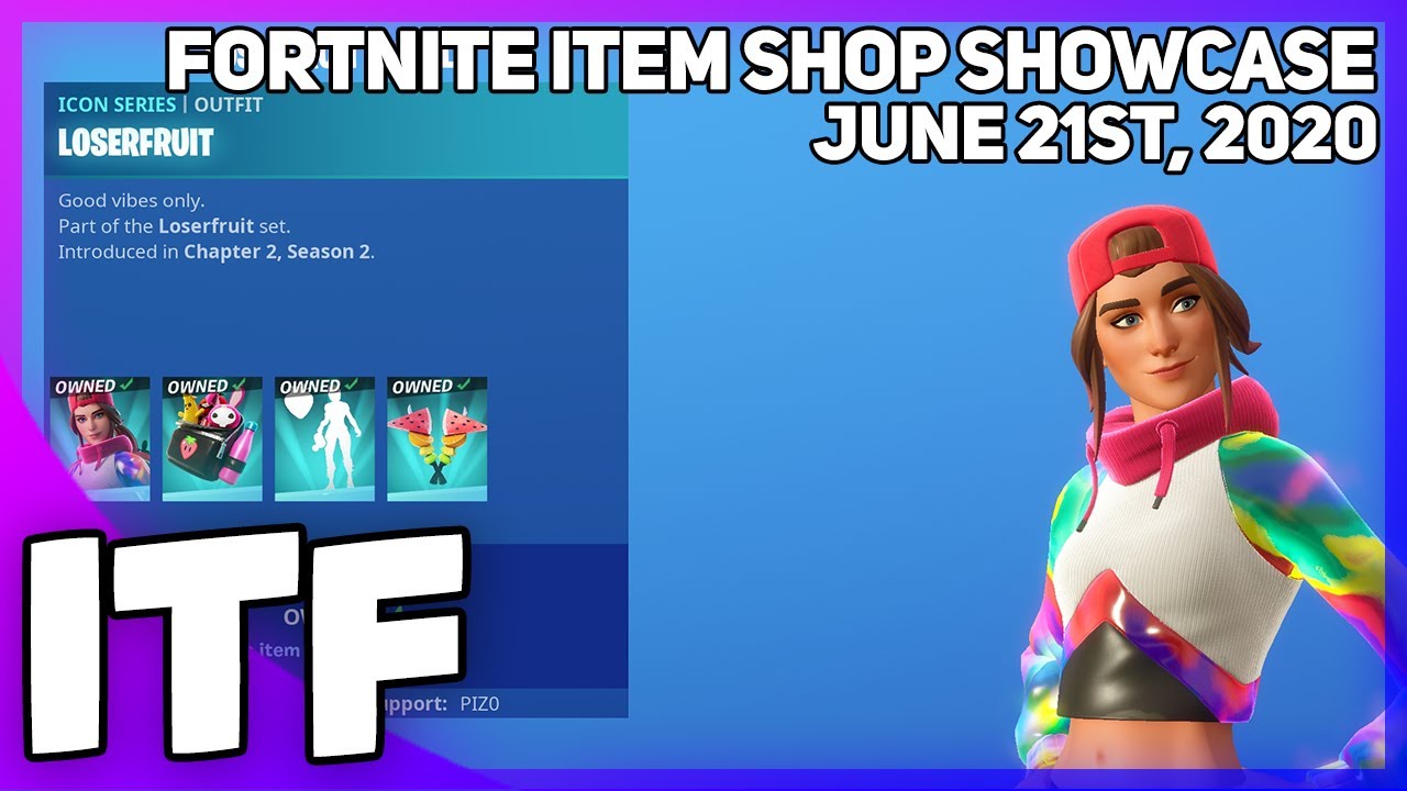 Fortnite Item Shop *NEW* LOSERFRUIT SET! [June 21st, 2020] (Fortnite Battle Royale)
