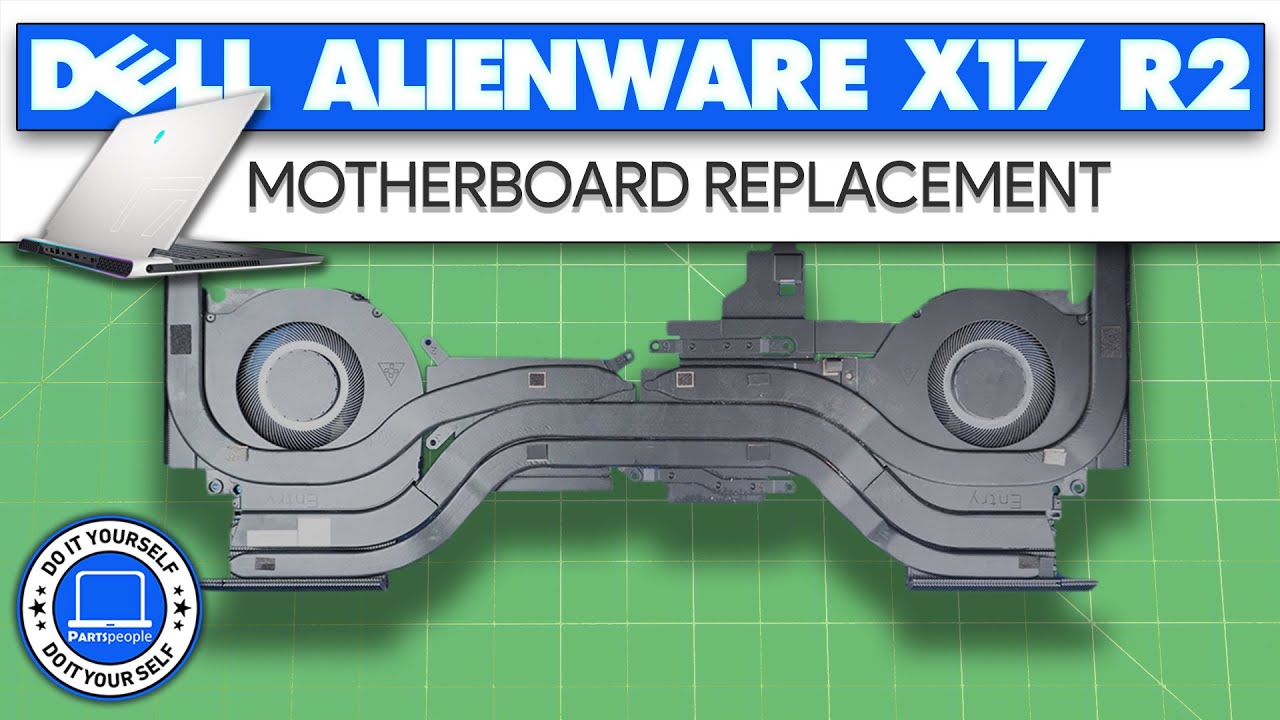 How To Replace Your Heatsink Fan Assembly | Dell Alienware x17 R2 - YouTube