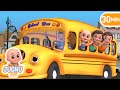 The Wheels On The Bus | we are driving in the car | ABCs 123s | Jugnu Kids Nursery Rhymes