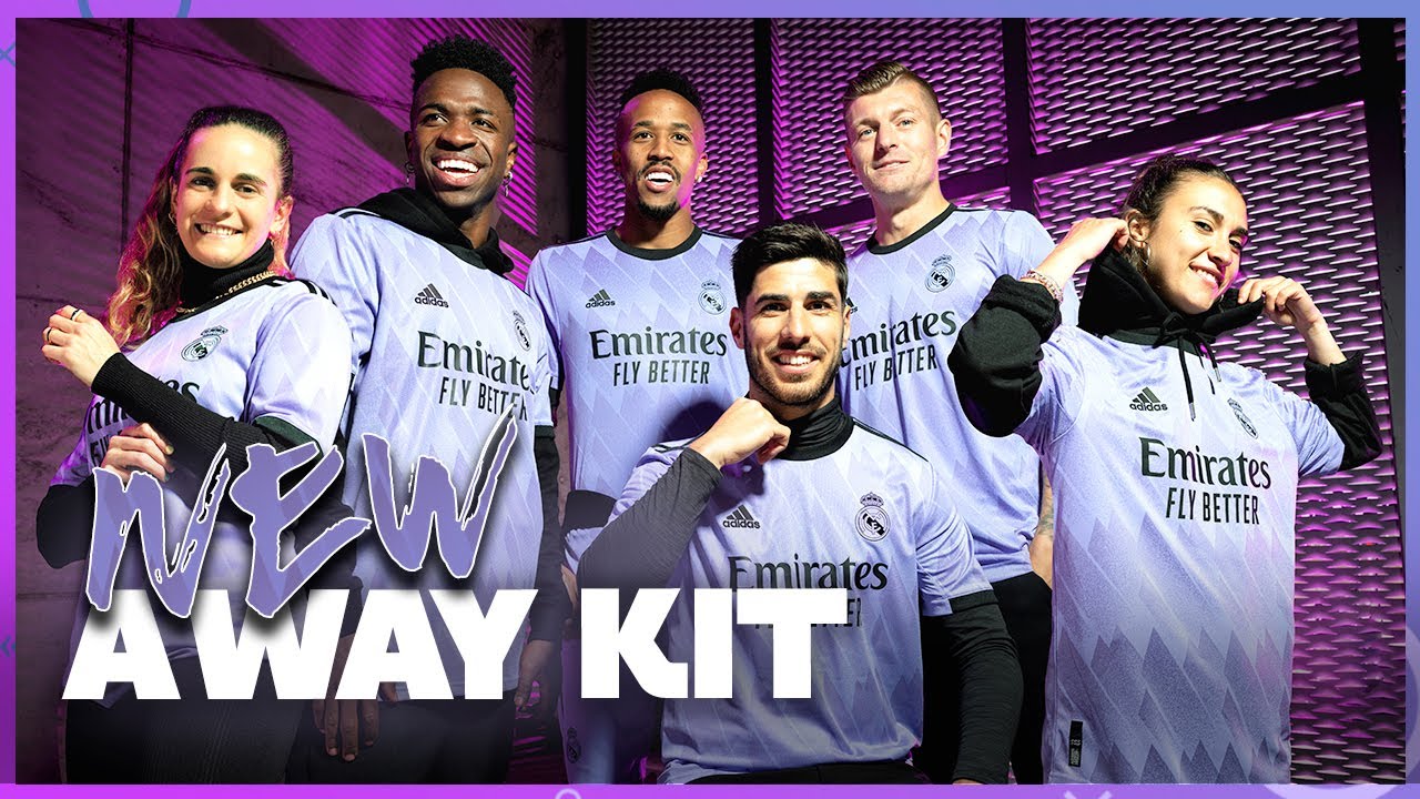 beklimmen Mm vluchtelingen NEW REAL MADRID AWAY KIT 22/23 · Purple is back - YouTube