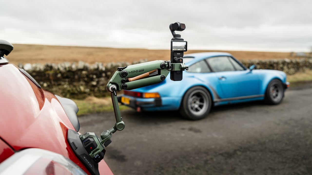 Tilta Hydra Alien Mini Car Mount – Lightweight Hydraulic Camera Mount for DJI, Insta360, and iPhone