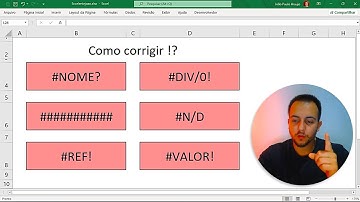 Erros no Excel e como corrigir | #valor! #div/0! #n/d #ref! #nome? ######
