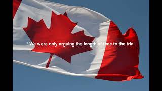 R. v. Jordan Charter Challenge - An adventure in the Canadian Justice System
