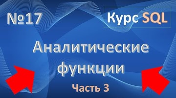 Агрегатные оконные функции | Аналитические функции sql: min/max/sum/avg/count