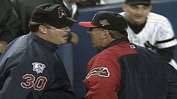 1996 WS Gm6: Cox ejected after arguing close call
