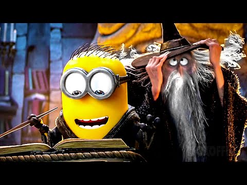 O dia em que os Minions acidentalmente derrotaram o Ciclope com Lego | Minions & Monstros | Clipe