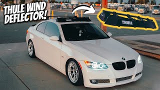 HOW TO INSTALL THULE WIND DEFLECTOR FAIRING ON YOUR CAR!