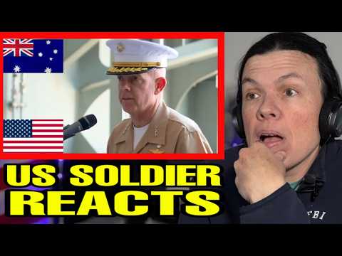 US Marine Corps General Delivers Speech Honouring ADF Personnel (US Soldier Reacts)