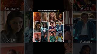 Your Birth Month Your Aura🤔 #strangerthings #eleven #willbyers #vecna #netflixs #steve #dustin