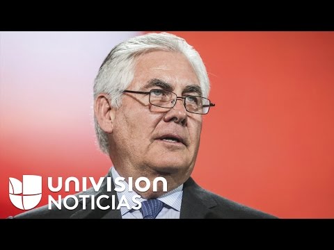 Video: El secretario de Estado Rex Tillerson pagó a millones como CEO de Exxon Mobil