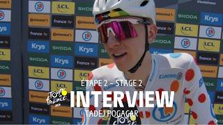 Tour de France 2026 - Stage 2 Pogacar Pre-race interview