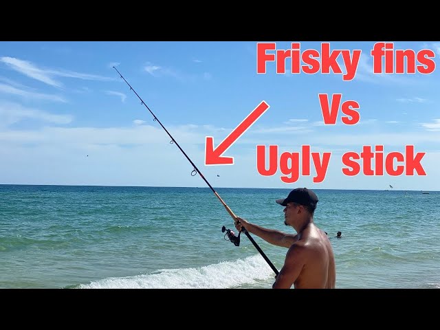 SURF FISHING ROD goes over 100 YARDS Easily! 