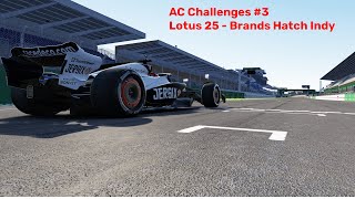 Ac Challenges - Lotus 25 - Brands Hatch Indy