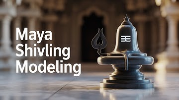 Maya Modelling for beginners : Shivling Modeling | Maya Main Modeling Kaise Kare