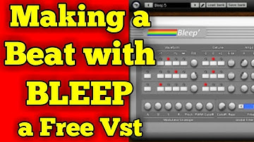 MAKE A BEAT WITH FREE VST BLEEP in lmms