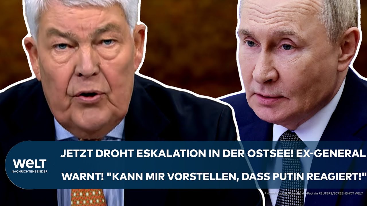 OSTSEE: Jetzt droht neue Eskalation! Ex-General warnt! "Kann mir vorstellen, dass Putin reagiert!"