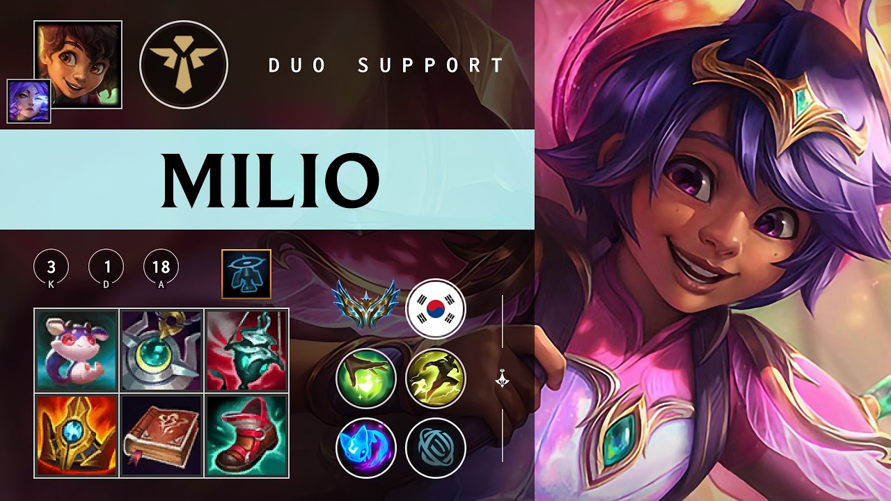 Milio Support vs Maokai - KR Challenger Patch 26.03