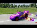 🚛 5 BMW Cars & MAN Truck vs Lightning McQueen! | BeamNG.drive Mega Challenge