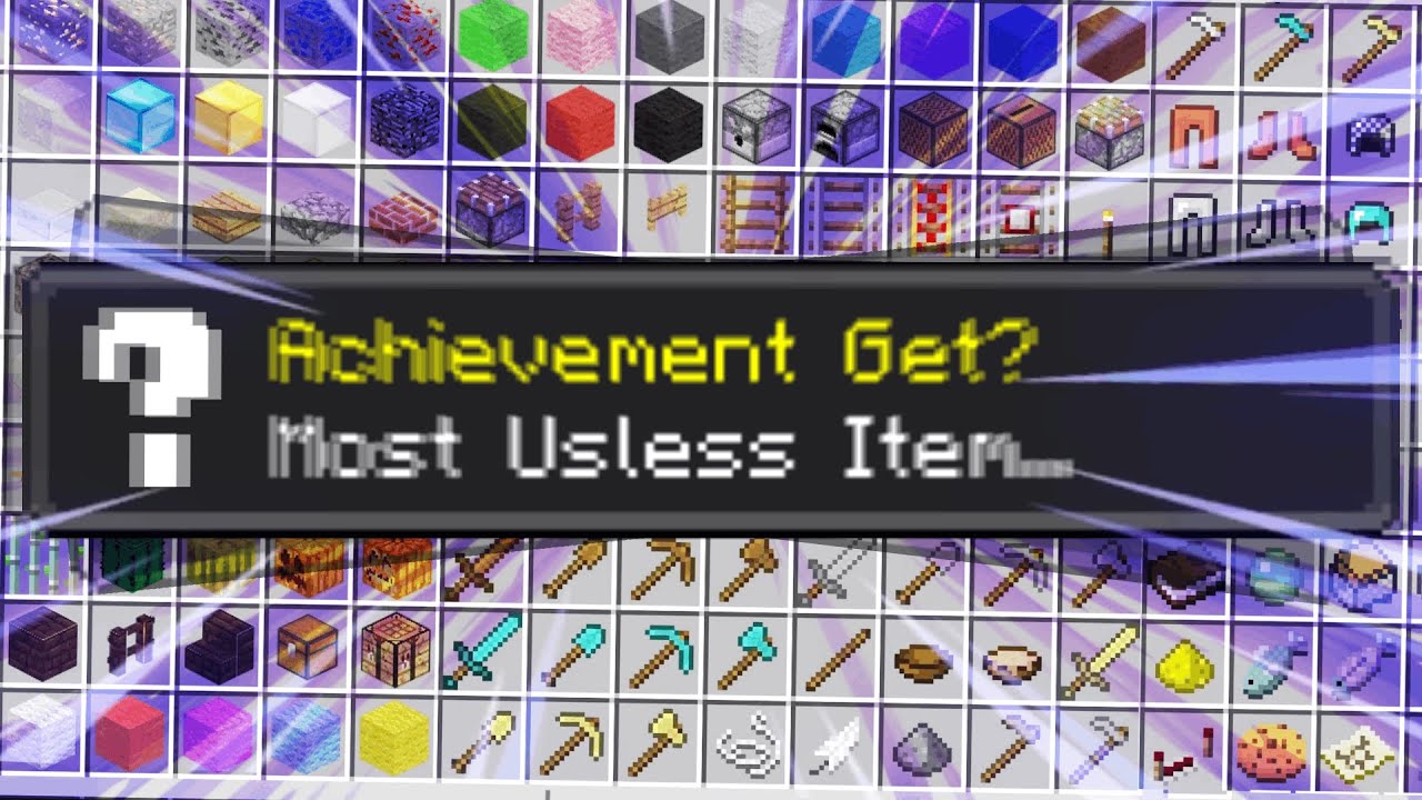 [4K] The Most Useless Minecraft Item - Edit - YouTube