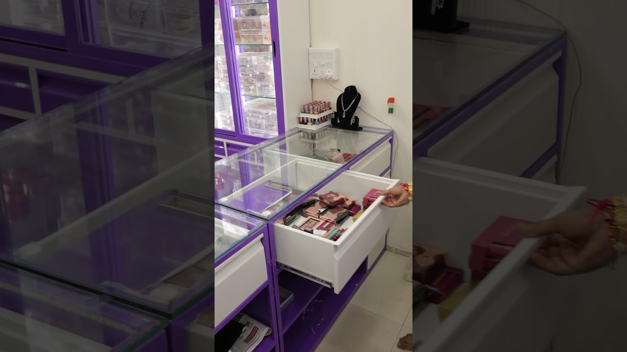 “Customer Feedback | 10x25 Cosmetic Store Setup with Display Racks | Cosmetic Store Design”