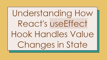 Understanding How React