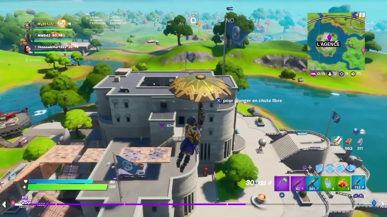 Je clutch la fin de game pour le top 1 - YouTube