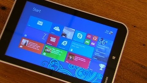 The Toshiba Encore 8 is fast, bulky, and packed with useful features