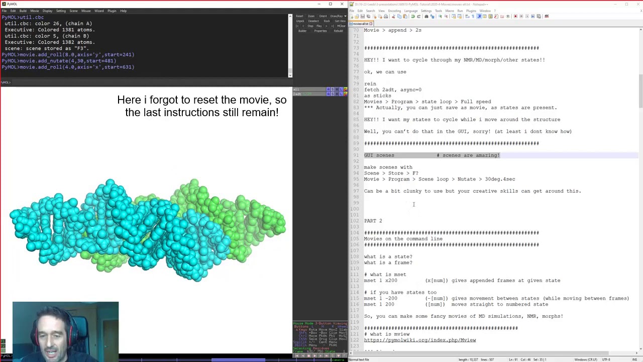 Pymol Tutorial 4 : Making Movies