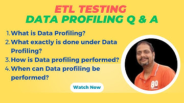 ETL Testing  | Data Profiling