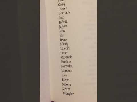 Automotive Names For Girls