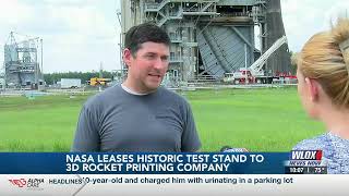 NASA leases historic test stand to 3D rocket printing company