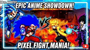 Son Goku DBS V7 OP (AF) & Vegeta DBS V2 OP (AF) VS Naruto OP (AF) & Sasuke Rinnegan V3 OP in Mugen