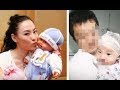 張柏芝隔12年生三子，為愛再穿婚紗，看到男方後，網友：霆鋒有何感想？