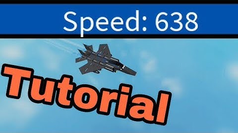 Roblox: Plane Crazy | Mini F-15 Tutorial
