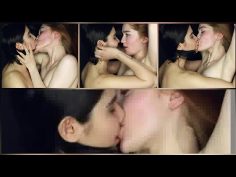 beautiful lesbians having romance|Lesbian kissing|Lesbian combo