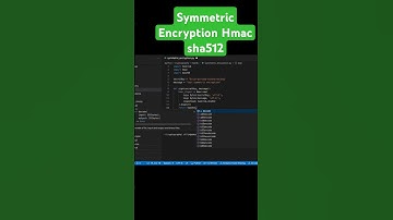 Symmetric Encryption Hmac sha512 #python #backend #coding #tutorial