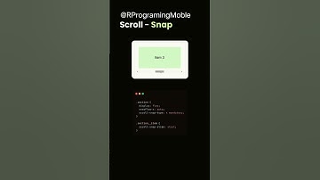 CSS Scroll Snap In y derection ||#html #css #scroll #snap #y #derection #programming #javascript